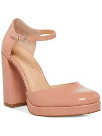 メデン MADDEN GIRL Womens Pink Comfort Una Round Toe Block Heel Buckle Pumps Shoes 10 M レディース