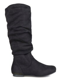 ジュルネ コレクション JOURNEE COLLECTION Womens Black Comfort Rebecca Round Toe Slouch Boot 6.5 M レディース