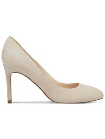 ナインウエスト NINE WEST Womens Beige Dylan Toe Stiletto Slip On Leather Pumps Shoes 6.5 M レディース