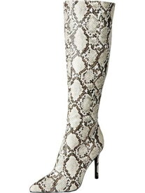 THALIA SODI Womens Beige Snake Print Rajel Toe Stiletto Heeled Boots 6.5 レディース