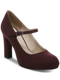 ALFANI Womens Burgundy Mary Jane Tresta Round Toe Block Heel Pumps Shoes 8 M レディース