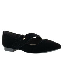 ベラヴィータ BELLA VITA Womens Black Mary Jane Padded Virginia Ii Pointed Toe Flats Shoes 8 W レディース