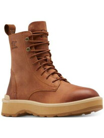 ソレル SOREL Womens Brown Back Pull-Tab Hi-line Leather Combat Boots 6.5 レディース