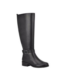 イージー ピリット EASY SPIRIT Womens Black Reverie Round Toe Block Heel Leather Boots Shoes 8 M レディース