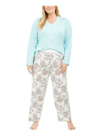 CHARTER CLUB Intimates White Polyester Blend Everyday Pants Plus Size: 1X レディース