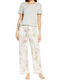 FLORA NIKROOZ Womens By Flora Nikrooz Pink Top Straight leg Pants Pajamas XL レディース