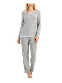 CHARTER CLUB Intimates Gray Pocketed Pajamas XL レディース