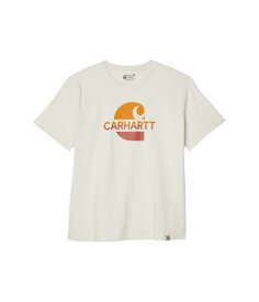 Carhartt カーハート Plus Size Loose Fit Heavyweight Faded C Graphic Short Sleeve T-Shirt レディース