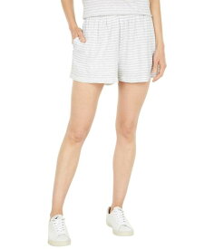 Mod-o-doc モドオードック Cotton Linen Stripe Shirred Waist Summer Shorts レディース