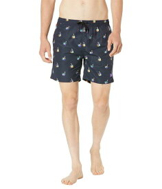 Scotch & Soda スコッチ＆ソーダ Mid Length Printed Swim Shorts in Recycled Polyester メンズ