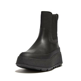 FitFlop フィットフロップ F-Mode Water-Resistant Flatform Chelsea Boots レディース