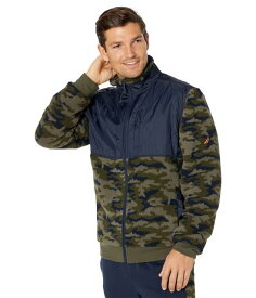 Nautica ノーティカ Quilted Camouflage Sherpa Fleece メンズ