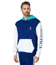 Nautica ノーティカ Sustainably Crafted Reissue Color-Block Logo Hoodie メンズ