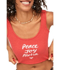 Roxy ロキシー Peace Joy Aloha Ribbed Tank Top レディース