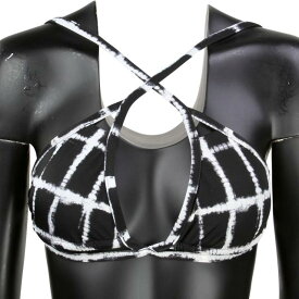 ルーカ RVCA Women Painted Triangle Swim Top (black) レディース