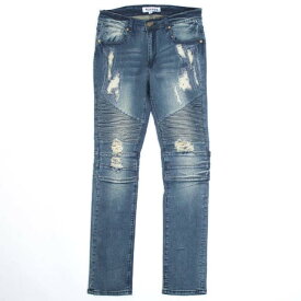 リーズン Reason Men Mulberry Moto Denim Jeans (blue) メンズ