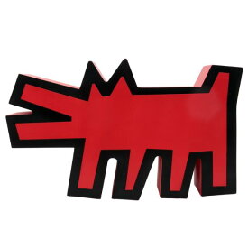 メディコム Medicom Keith Haring Barking Dog Original Ver. Statue (red)