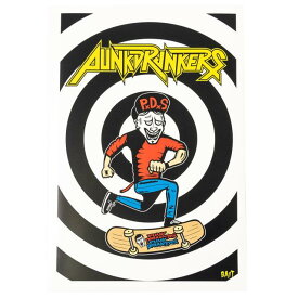 ベイト BAIT x Punk Drunker 11x14 Print- Drunk Skater (black) ユニセックス