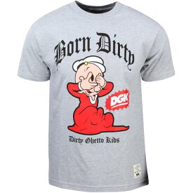 ディジーケー DGK x Popeye Men Born Dirty Tee (gray / athletic heather) メンズ