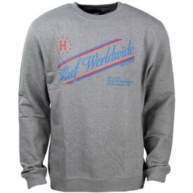 ハフ HUF Men Athletics Crewneck Sweater (gray / heather) メンズ