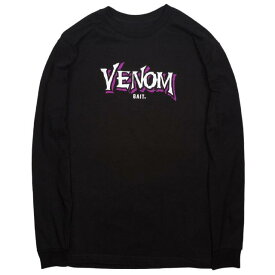 ベイト BAIT x Marvel Venom Men Logo Long Sleeve Tee (black) メンズ