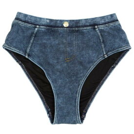 レイジーオーフ Lazy Oaf Women Jean Bikini Bottom (blue / denim) レディース