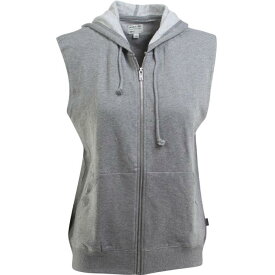 ルーカ RVCA Women Label Mass Ruckus Fleece Vest (gray / gray noise) レディース