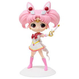 Banpresto Q Posket Pretty Guardian Sailor Moon Eternal the Movie Super Sailor Chibi Moon-Chibi Moon Kaleidoscope Version Figure Re-Run (pink)
