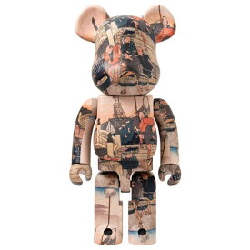 メディコム Medicom Tokyo National Museum Utagawa Hiroshige The 53 Stations Of The Tokaido-Nihonbashi 1000% Bearbrick Figure (multi)