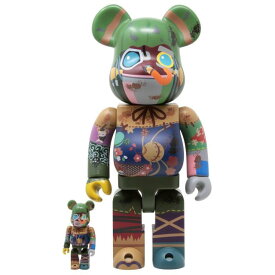 メディコム Medicom Poupelle of Chimney Town Poupelle 100% 400% Bearbrick Figure Set (green)