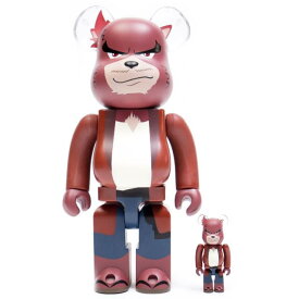 メディコム Medicom The Boy And The Beast Kumatetsu 100% 400% Bearbrick Figure Set (red)