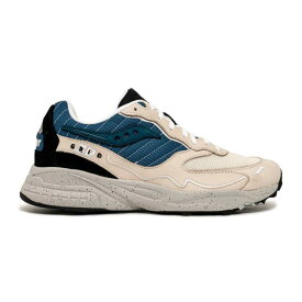 サッカニー Saucony Men 3D Grid Hurricane (blue / cream blue) メンズ