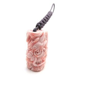 ピンク珊瑚 根付 龍 辰 干支 縁起物 彫り さんご サンゴ コーラル sango coral 本珊瑚 無染色 宝石珊瑚 子供の日 ひな祭り 端午の節句 お守り ギフト プレゼント お返し バレンタインデー ホワイトデー お正月 厄年