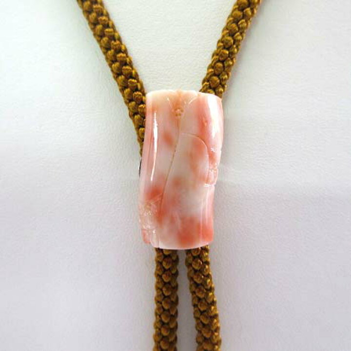 楽天市場】【在庫限りの価格です】 ループタイ 深海珊瑚 ピンク メンズ  