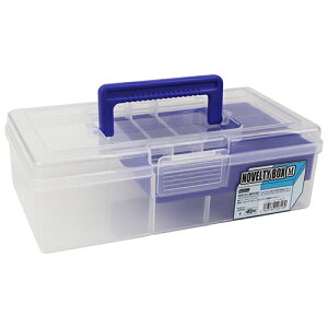 ノベルティボックス M メイホウ ブルー 小物や小型ライトツールの収納に最適なケースです。パーツ等小物類の収納。 BFJ1030781