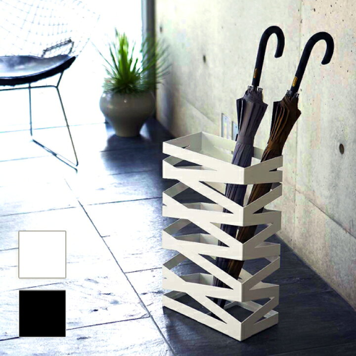 楽天市場 傘立て シンプル おしゃれ ロック 四角 長方形 スチール 黒 スタイリッシュ ホワイト 白 モダン スリム シンプル傘立て 北欧 おしゃれ 送料無料 ホワイト 完成品 スタンド 傘入れ 山崎実業 インテリア雑貨 サンゴスタイル