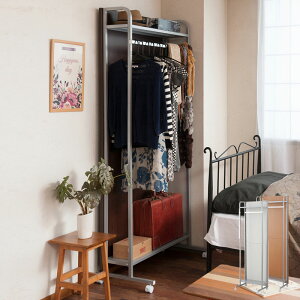 【期間限定 P2倍】キャスター付きパーテーション(ロッカー)幅60cm コートハンガー シンプル パーティション