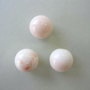 ミッド珊瑚 大粒ビーズ (1個) 約15ミリ 貫通穴 パーツ 『宝石サンゴ』 珊瑚婚 還暦 誕生日 御祝 厄除 御守 3月の誕生石 ギフト プレゼント 結婚35周年 珊瑚職人