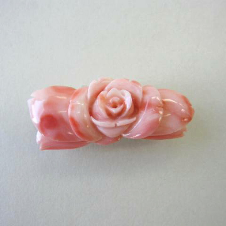 楽天市場 ピンク珊瑚薔薇の花の帯留め G Silver 帯留 着物 浴衣 宝石サンゴ 珊瑚職人館ー土佐