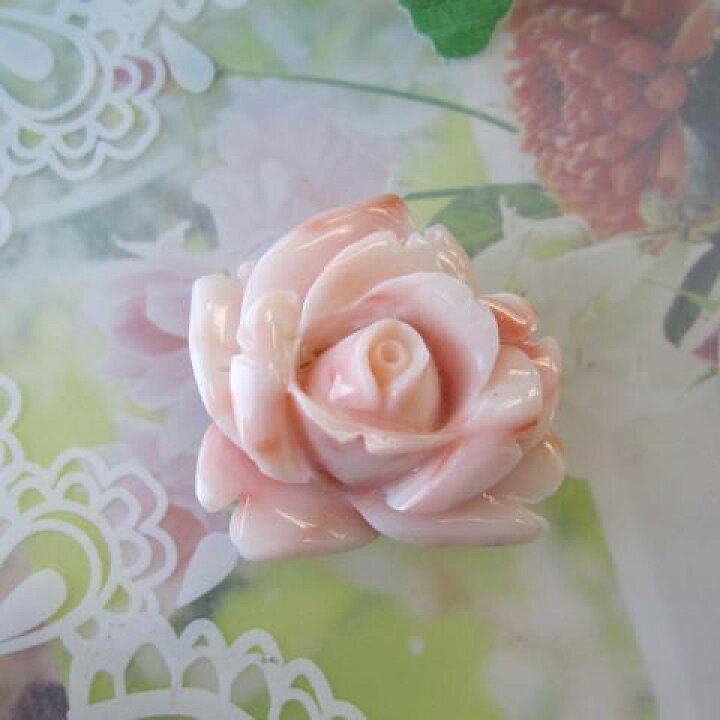 楽天市場】ピンク珊瑚 薔薇の花の彫り帯留め 着物 浴衣 和装小物 