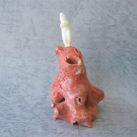 白珊瑚 ねずみと桃珊瑚の置物 御守 干支 子 宝石サンゴ 珊瑚婚 還暦 誕生日 御祝 厄除 御守 3月の誕生石 ギフト プレゼント 結婚35周年 珊瑚職人