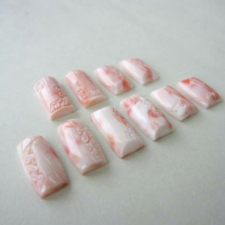 楽天市場】ピンク珊瑚 ペアパーツ （2コセット） 手作り アクセ 『宝石 