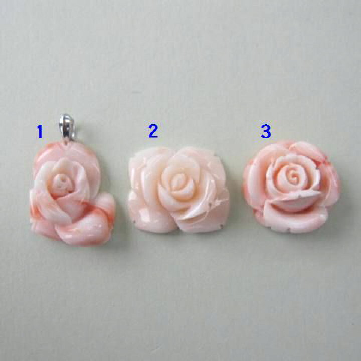 楽天市場 ピンク珊瑚の薔薇の花のペンダントトップ G Silver さんご 宝石サンゴ 珊瑚職人館ー土佐