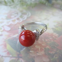 楽天市場】リボン（種類（宝石）珊瑚）（指輪・リング｜レディース  