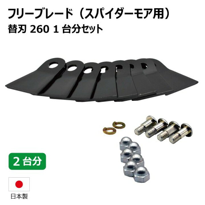 楽天市場】オーレック SP301 スパイダーモア用替刃セット 2台分 替刃 