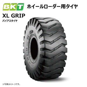 【要在庫確認】XL GRIP 17.5-25 12PR TL タイヤ ホイールローダー タイヤショベル BKT 175-25 17.5x25 175x25 建機 バイアスタイヤ チューブレス（※沖縄・離島は発送不可）