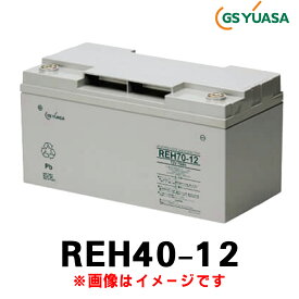 GSユアサ REH40-12 (12V 40Ah) REH 産業用 蓄電池 鉛蓄電池 バッテリー 制御弁式据置鉛蓄電池 発電機始動用