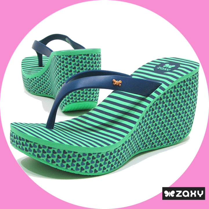 【MAX & CO.】サンダル ‐ライトグリーン,プラチナ *送料込 楽天市場】FUN GREEN Zaxy ザクシー ファン プラットフォーム