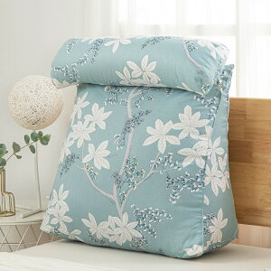 \期間限定:P5倍+10%OFF/背もたれ クッション 三角クッション 洗えるカバー ベッド用 ソファー ソファ ネックピロー 腰や首を支える 腰用クッション 腰枕 腰痛対策 寝ながら 枕 シンプル お