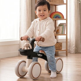 TRYCO バランスバイク キックバイク ルナライドオン 四輪車 三輪車 おしゃれ 乗用玩具 乗り物 キッズバイク ペダルなし 1歳 2歳 3歳 誕生日 プレゼント バースデー クリスマス 男の子 女の子 誕生日 室内遊具 足けり 静音 北欧 軽量 知育玩具 おもちゃ 発達 屋内 屋外